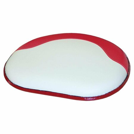 AFTERMARKET AMSS7445 Seat Cushion, Red And White Vinyl AMSS7445-ABL